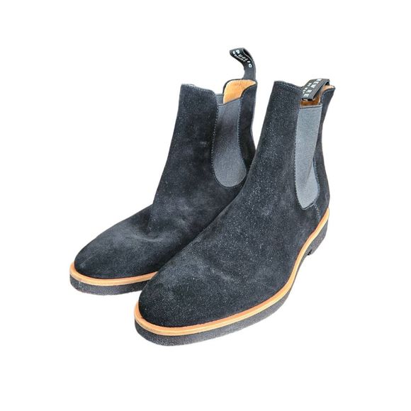 New Republic by Mark McNairy Black Suede Harvey Chelsea Boot 9.5 - Picture 7 of 10